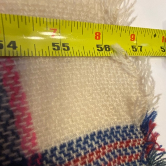 Plaid Blanket Scarf Wrap - Picture 5 of 5